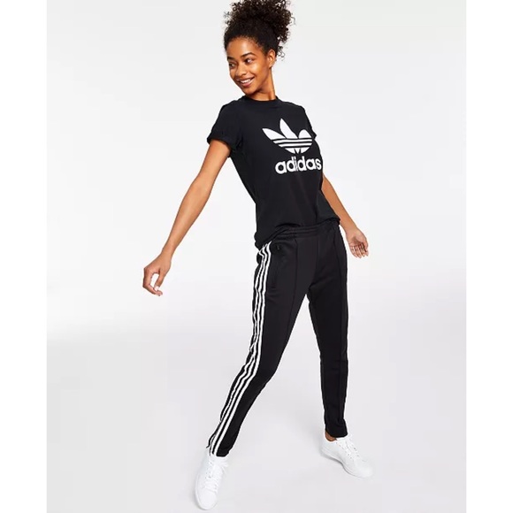 Adidas Superstar Full Length Track Pants Black XS - Picture 2 of 9
